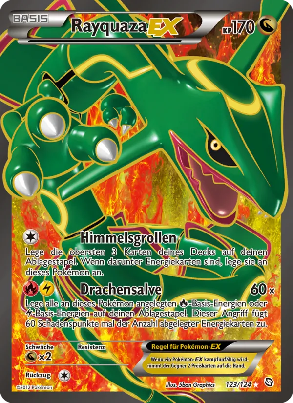 Rayquaza-EX – Hoheit der Drachen 123