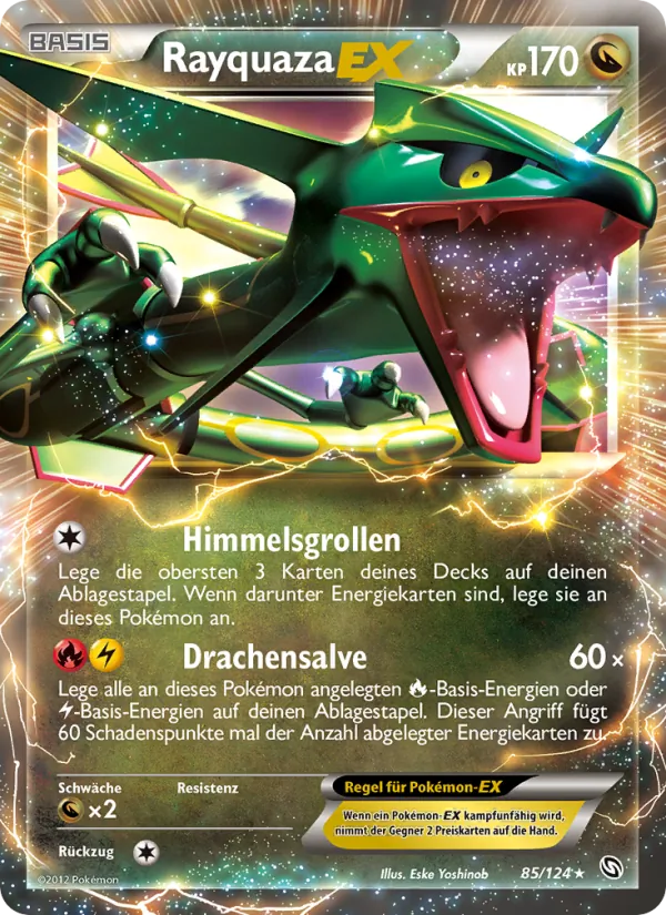 Rayquaza-EX – Hoheit der Drachen 85