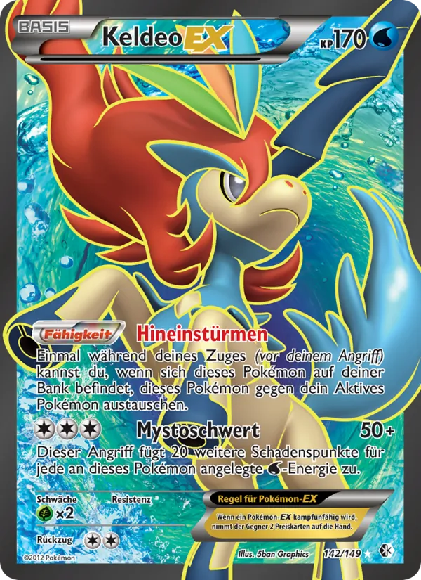 Keldeo-EX – Überschrittene Schwellen 142