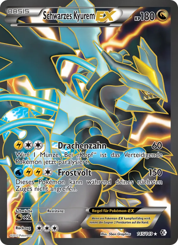 Schwarzes Kyurem-EX – Überschrittene Schwellen 145