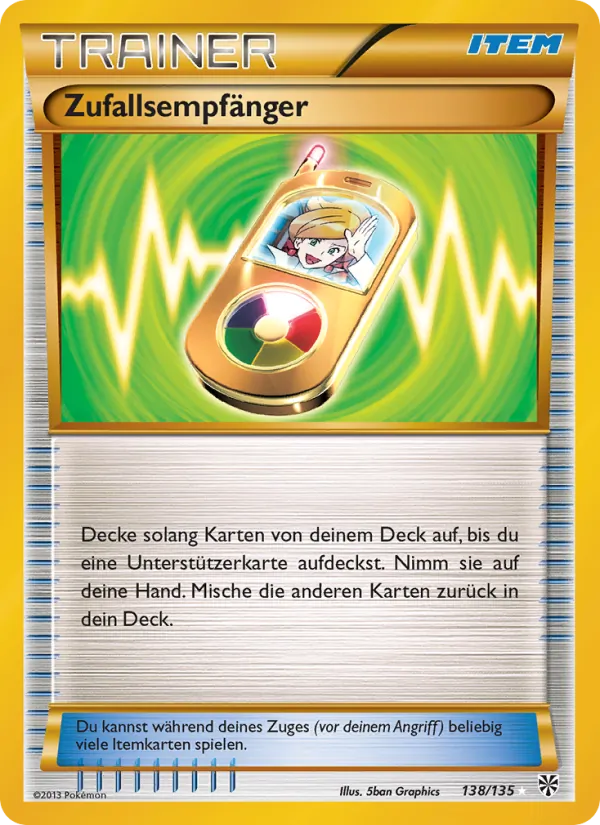 Zufallsempfänger – Plasma-Sturm 138