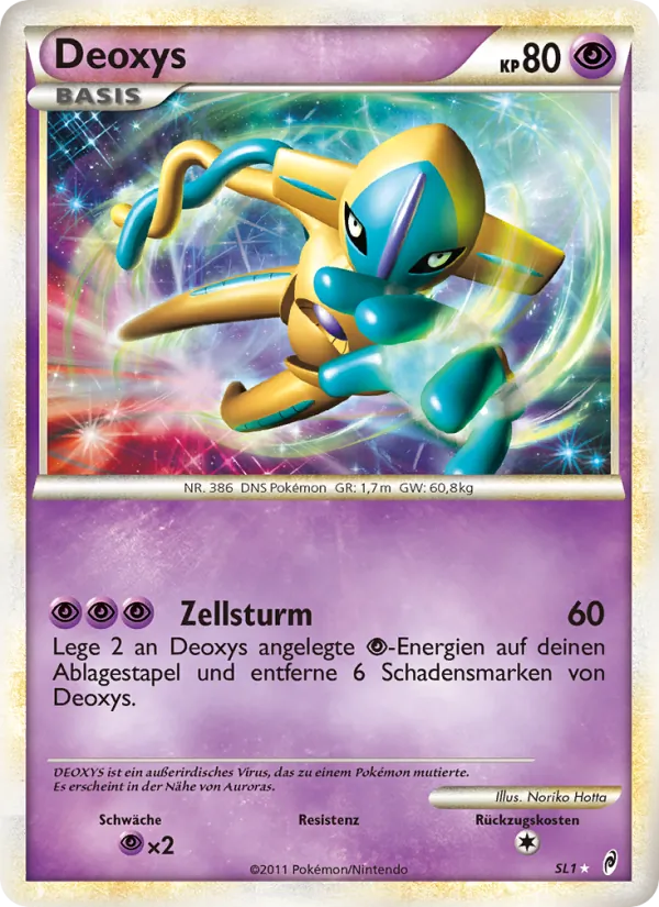 Deoxys – Ruf der Legenden SL1