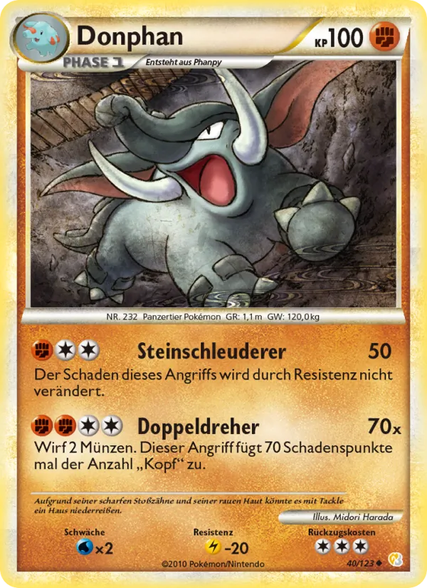 Donphan – HeartGold SoulSilver 40