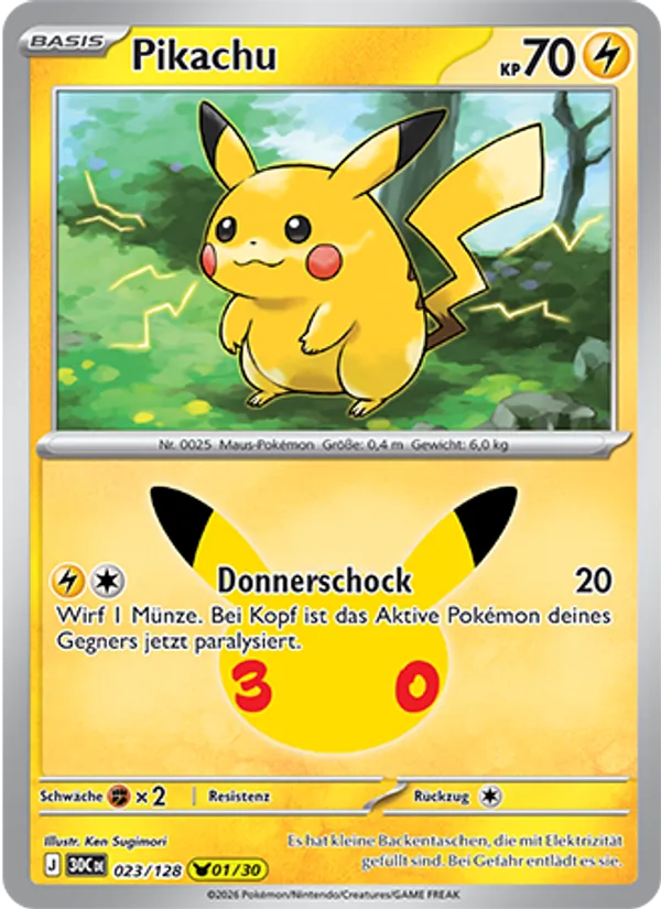 Pikachu – 30 Jahre 23