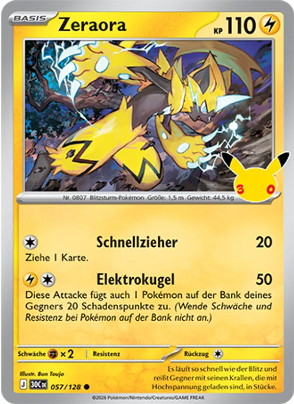 Zeraora – 30 Jahre 57