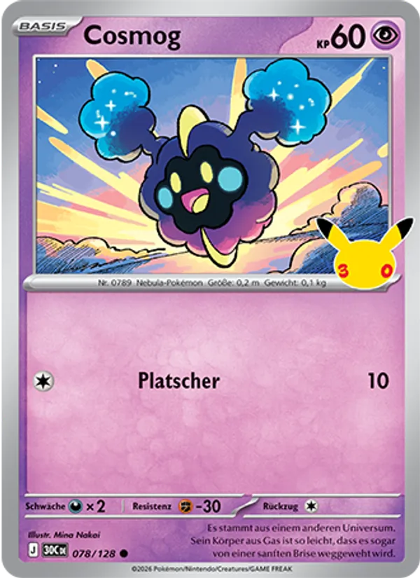 Cosmog – 30 Jahre 78