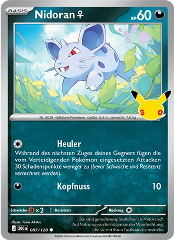 Nidoran♀ – 30 Jahre 87