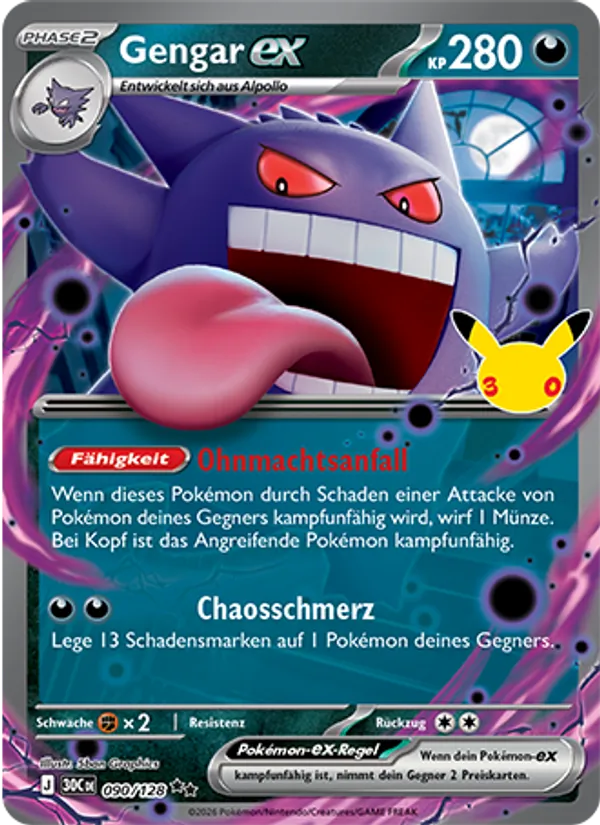 Gengar-ex – 30 Jahre 90