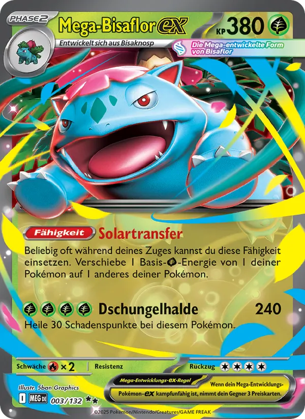 Mega-Bisaflor-ex – Mega-Entwicklung 3