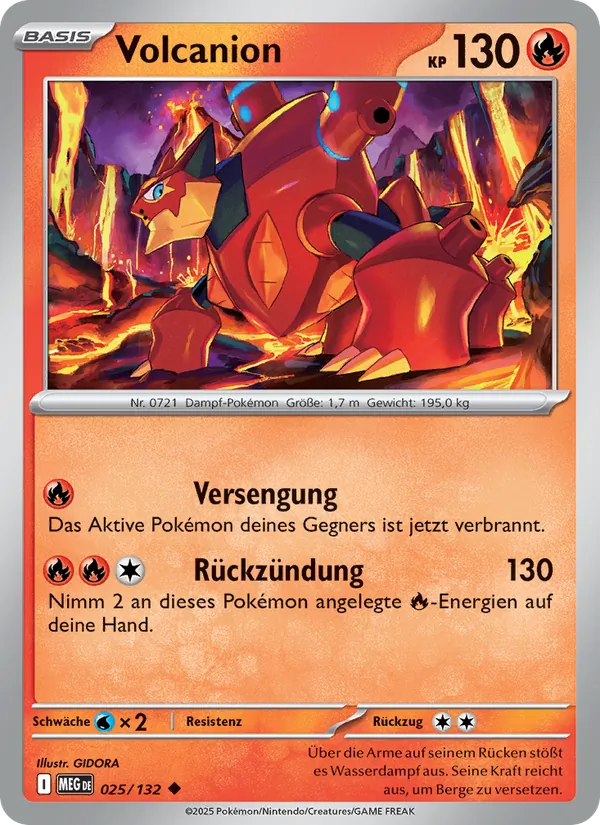 Volcanion – Mega-Entwicklung 25