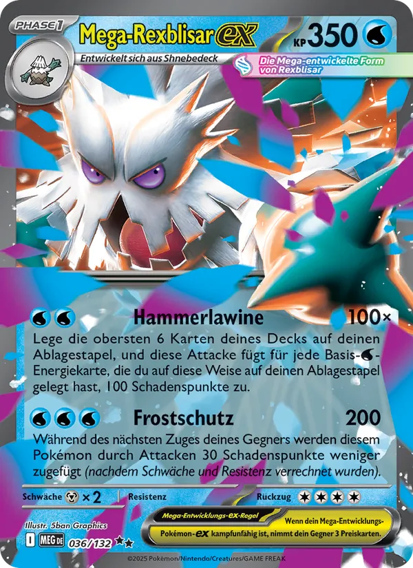 Mega-Rexblisar-ex – Mega-Entwicklung 36