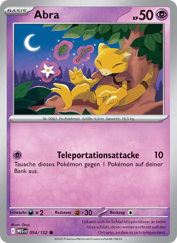 Abra – Mega-Entwicklung 54