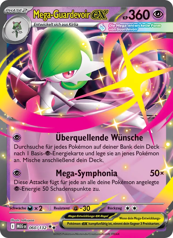 Mega-Guardevoir-ex – Mega-Entwicklung 60