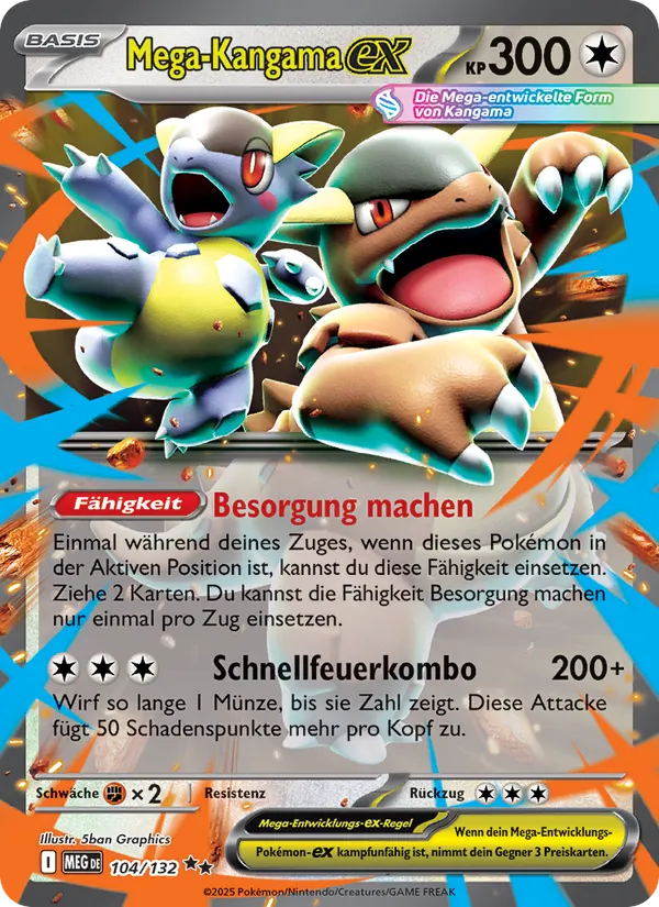 Mega-Kangama-ex – Mega-Entwicklung 104