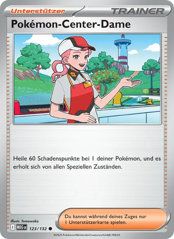 Pokémon-Center-Dame – Mega-Entwicklung 123