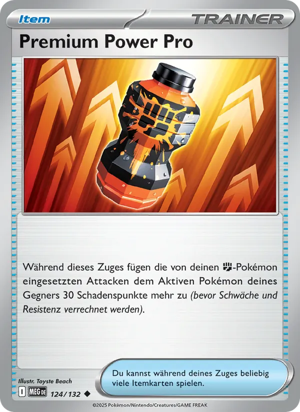 Premium Power Pro – Mega-Entwicklung 124