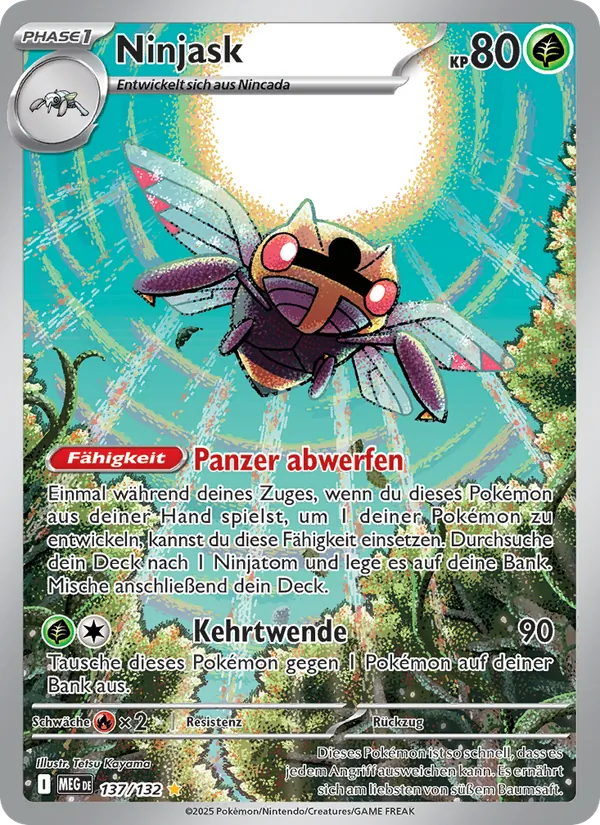 Ninjask – Mega-Entwicklung 137
