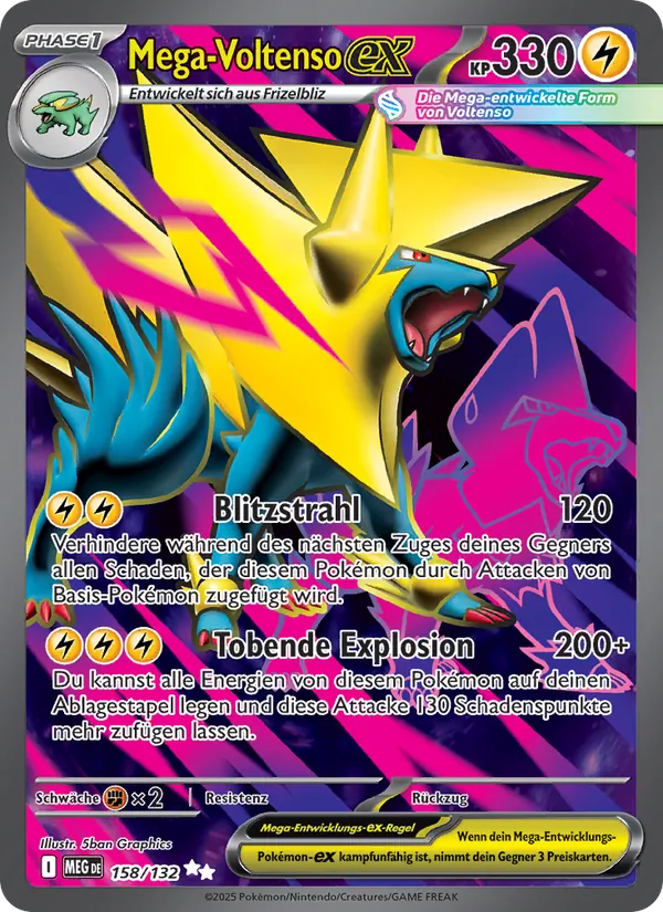 Mega Voltenso-ex – Mega-Entwicklung 158