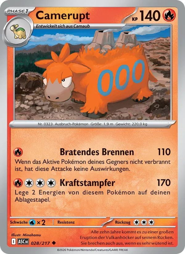 Camerupt – Erhabene Helden 28