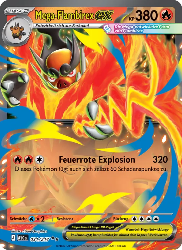 Mega-Flambirex-ex – Erhabene Helden 31