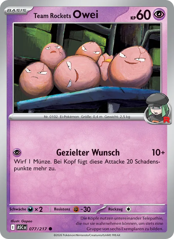 Team Rockets Owei – Erhabene Helden 77