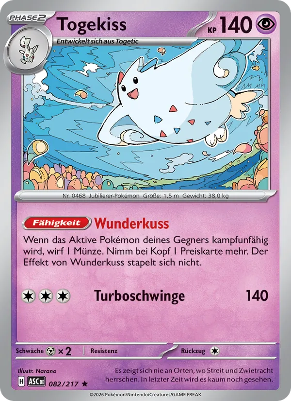 Togekiss – Erhabene Helden 82