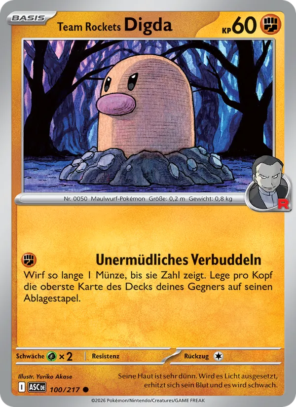 Team Rockets Digda – Erhabene Helden 100