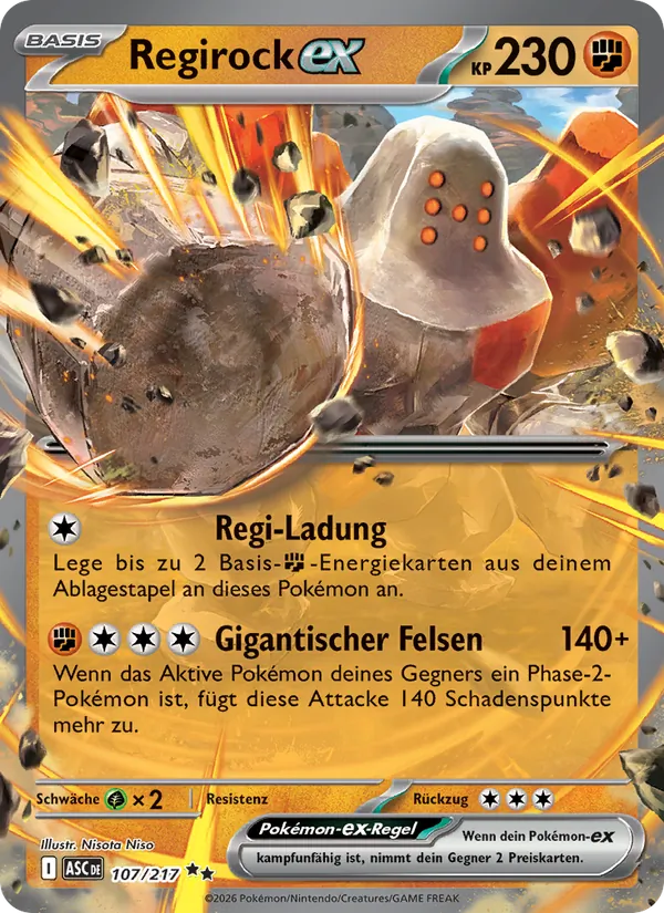 Regirock-ex – Erhabene Helden 107