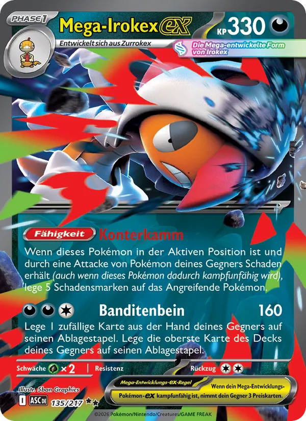 Mega-Irokex-ex – Erhabene Helden 135