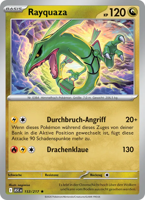 Rayquaza – Erhabene Helden 153