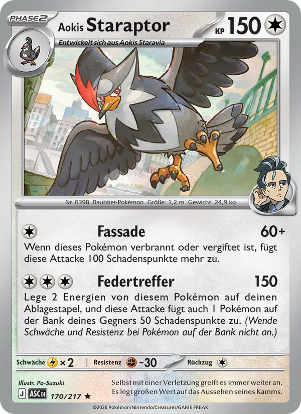 Aokis Staraptor – Erhabene Helden 170