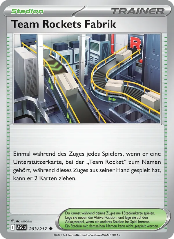 Team Rockets Fabrik – Erhabene Helden 203