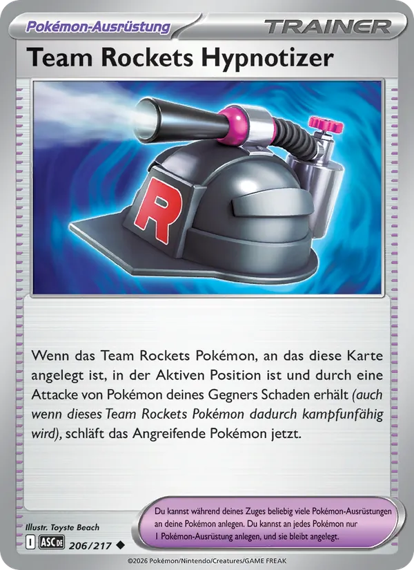 Team Rockets Hypnotizer – Erhabene Helden 206