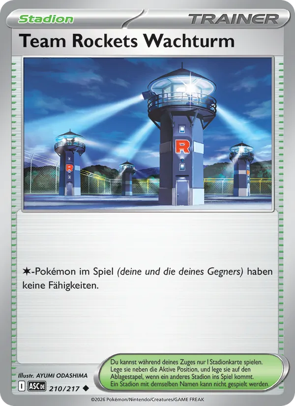 Team Rockets Wachturm – Erhabene Helden 210