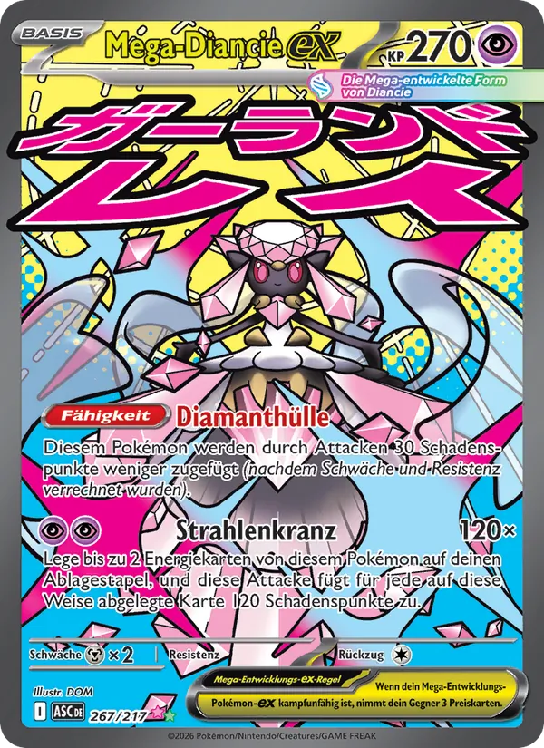 Mega-Diancie-ex – Erhabene Helden 267