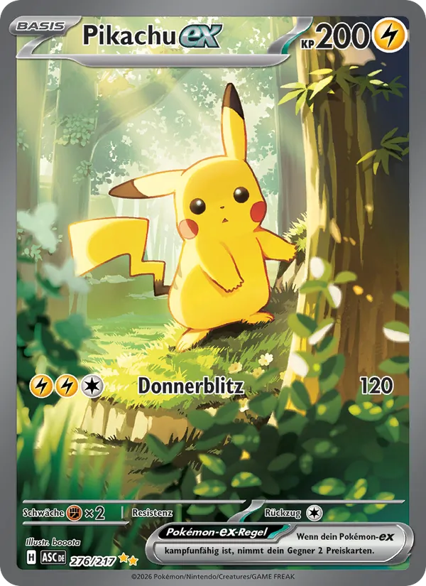 Pikachu-ex – Erhabene Helden 276