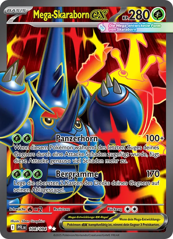 Mega-Skaraborn-ex – Fatale Flammen 108