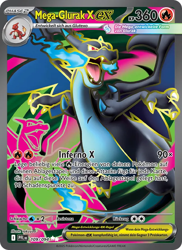 Mega-Glurak X-ex – Fatale Flammen 109