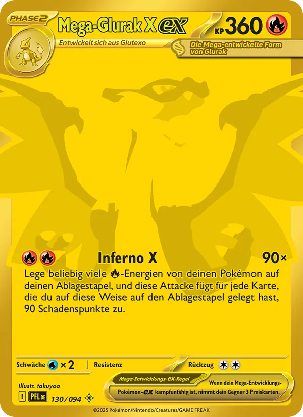 Mega-Glurak X-ex – Fatale Flammen 130