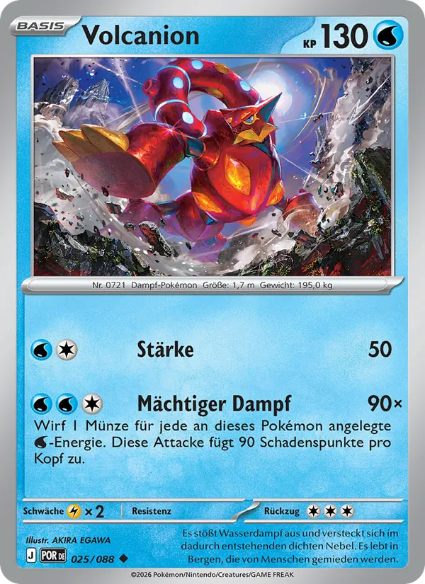 Volcanion – Optimale Ordnung 25