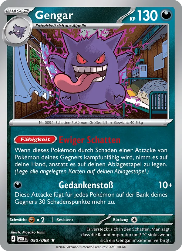 Gengar – Optimale Ordnung 50