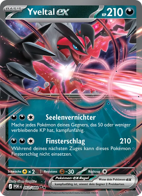 Yveltal-ex – Optimale Ordnung 53
