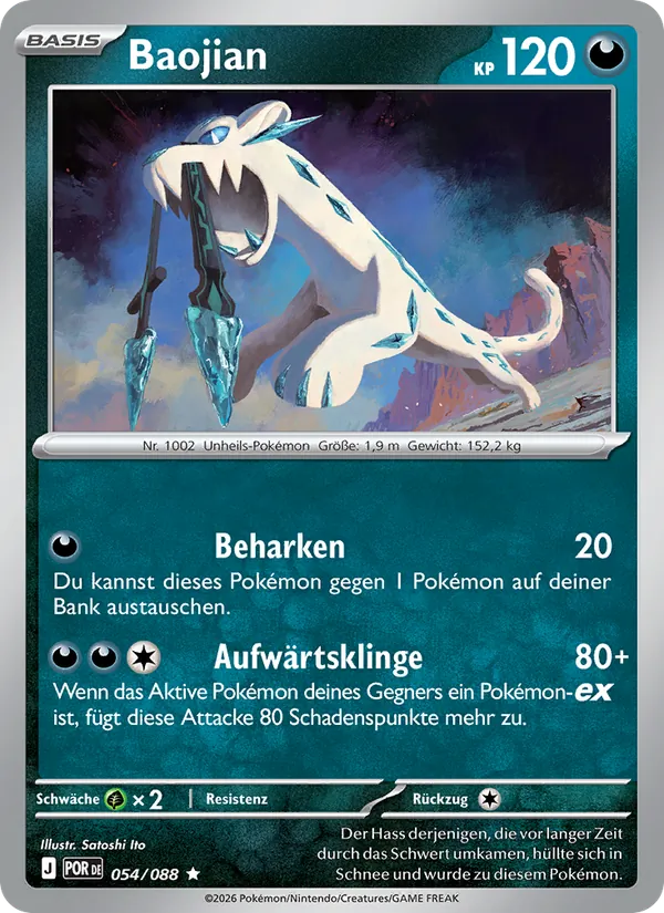 Baojian – Optimale Ordnung 54