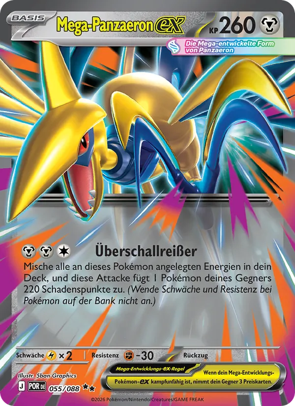 Mega-Panzaeron-ex – Optimale Ordnung 55