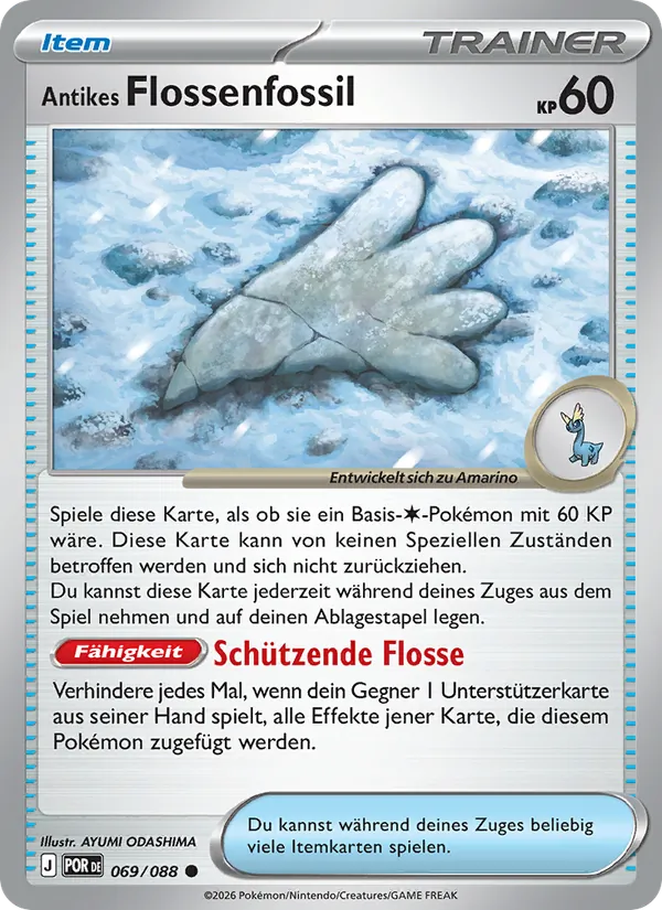 Antikes Flossenfossil – Optimale Ordnung 69