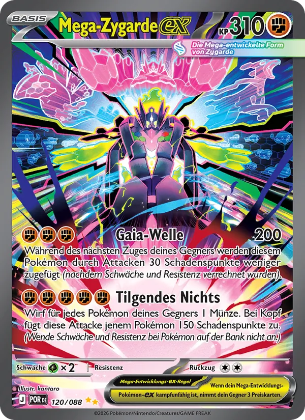 Mega-Zygarde-ex – Optimale Ordnung 120