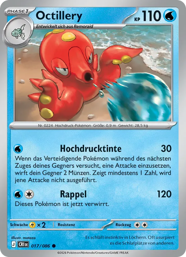 Octillery – Wachsendes Chaos 17
