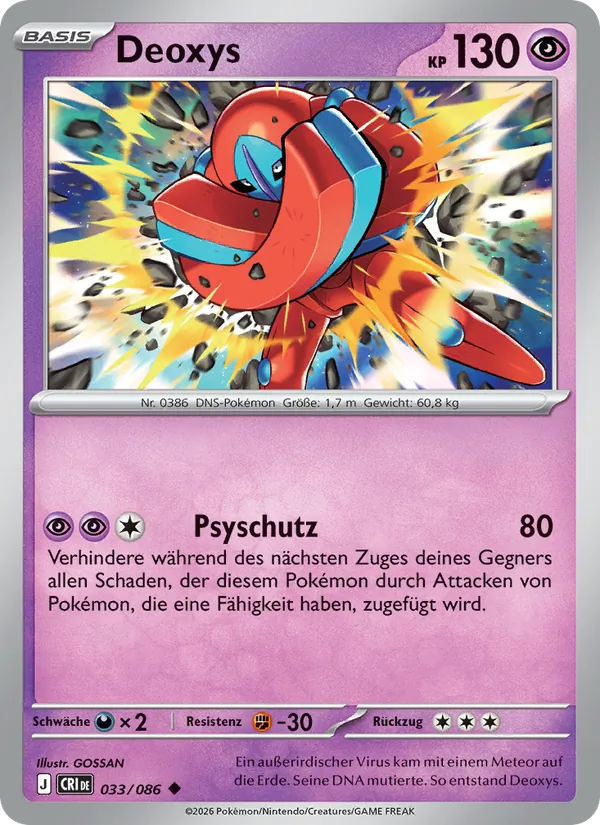 Deoxys – Wachsendes Chaos 33