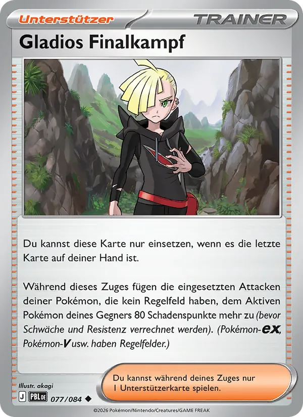 Gladios Finalkampf – Dunkelnacht 77