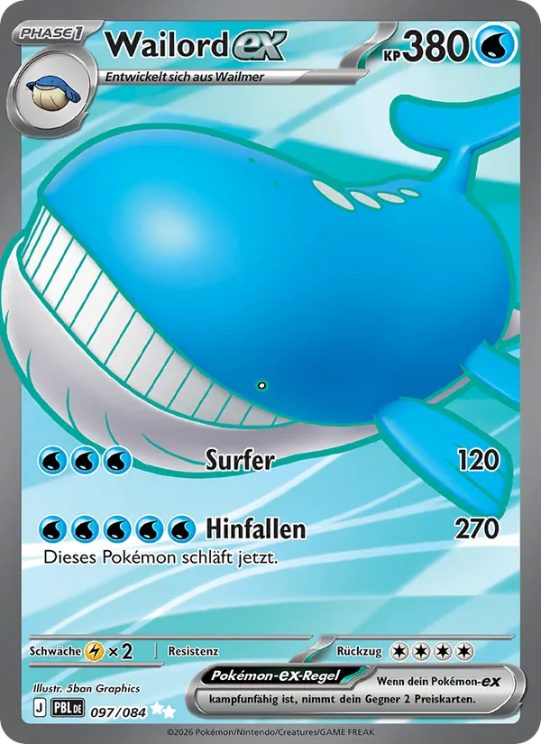 Wailord-ex – Dunkelnacht 97